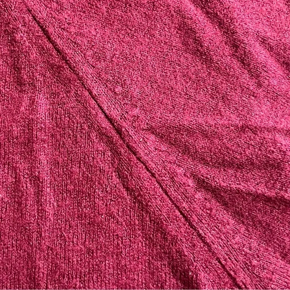 Vintage Christian Dior made in USA Men's Deep Red V-Neck Sweater Sz XL